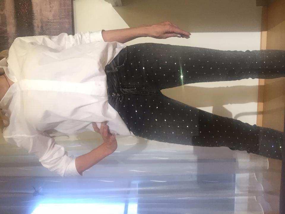 Blumarine Crystal skinny jeans