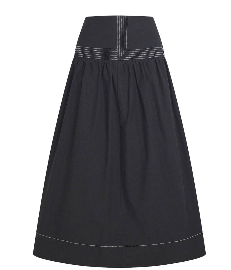 Claudie Pierlot  Flared Midi Skirt