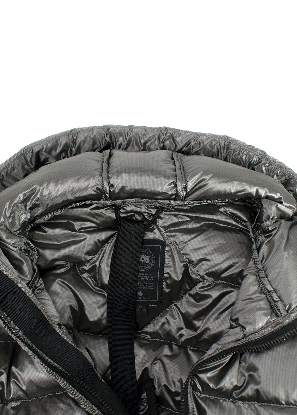 Canada Goose Silver Holiday Crofton Hoody Northstar Puffer Jacket