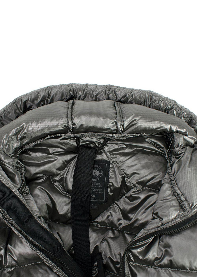 Canada Goose Silver Holiday Crofton Hoody Northstar Puffer Jacket