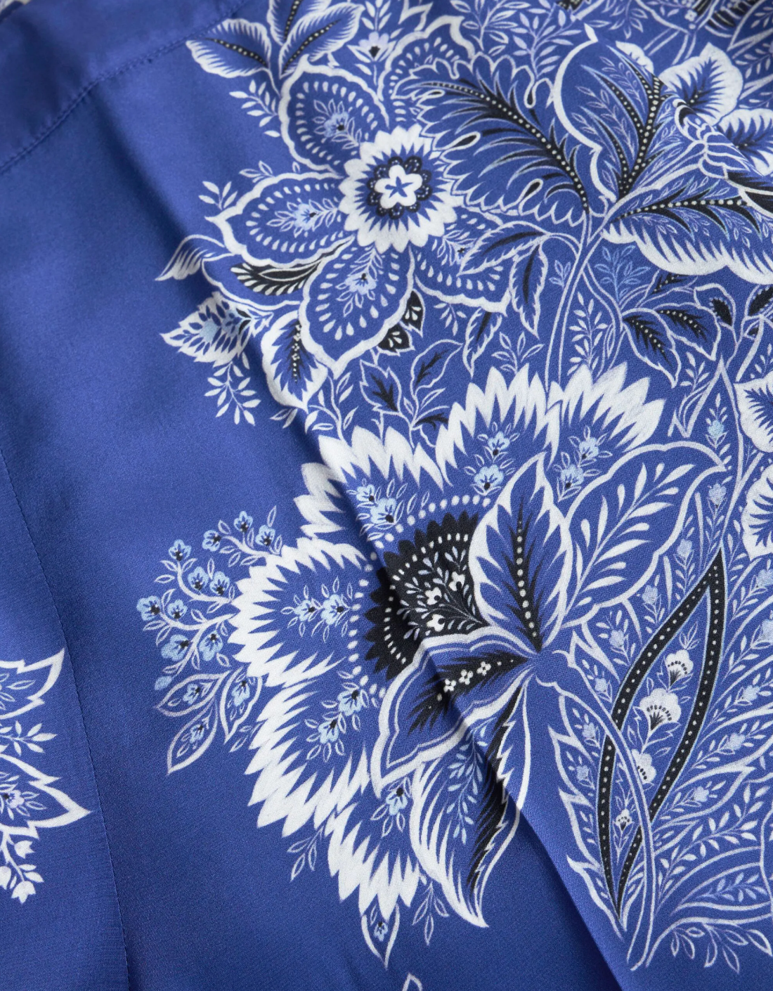 Etro Bandana-Print Straight-leg Silk Trousers