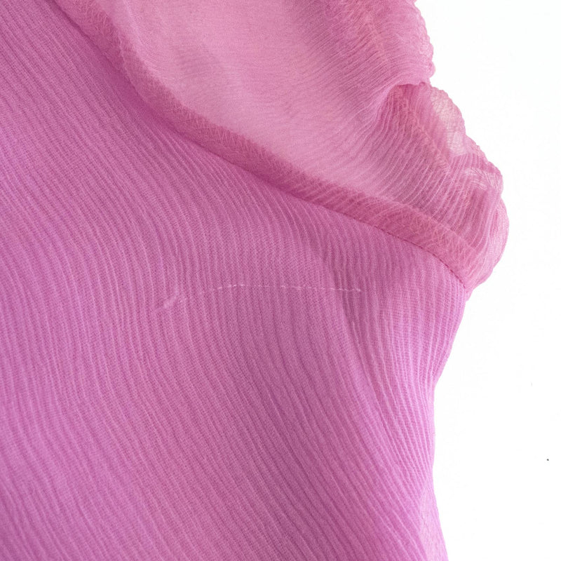 Toi du Monde pink silk dress