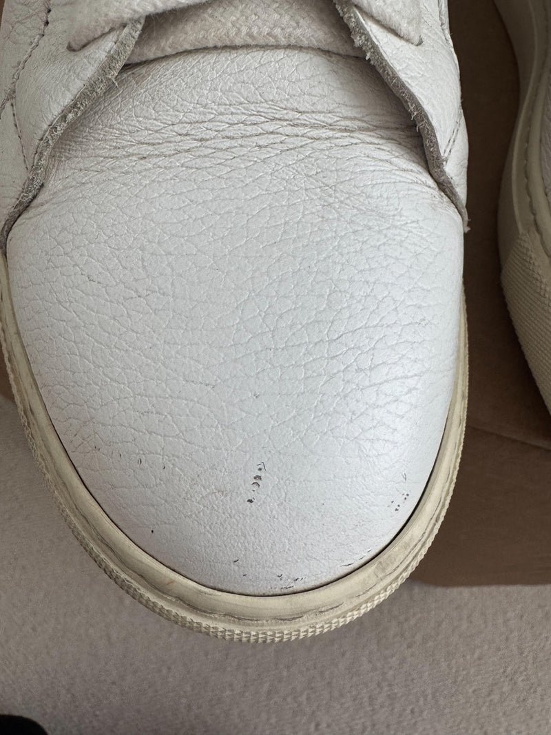 Brunello Cucinelli White Calfskin Trainers
