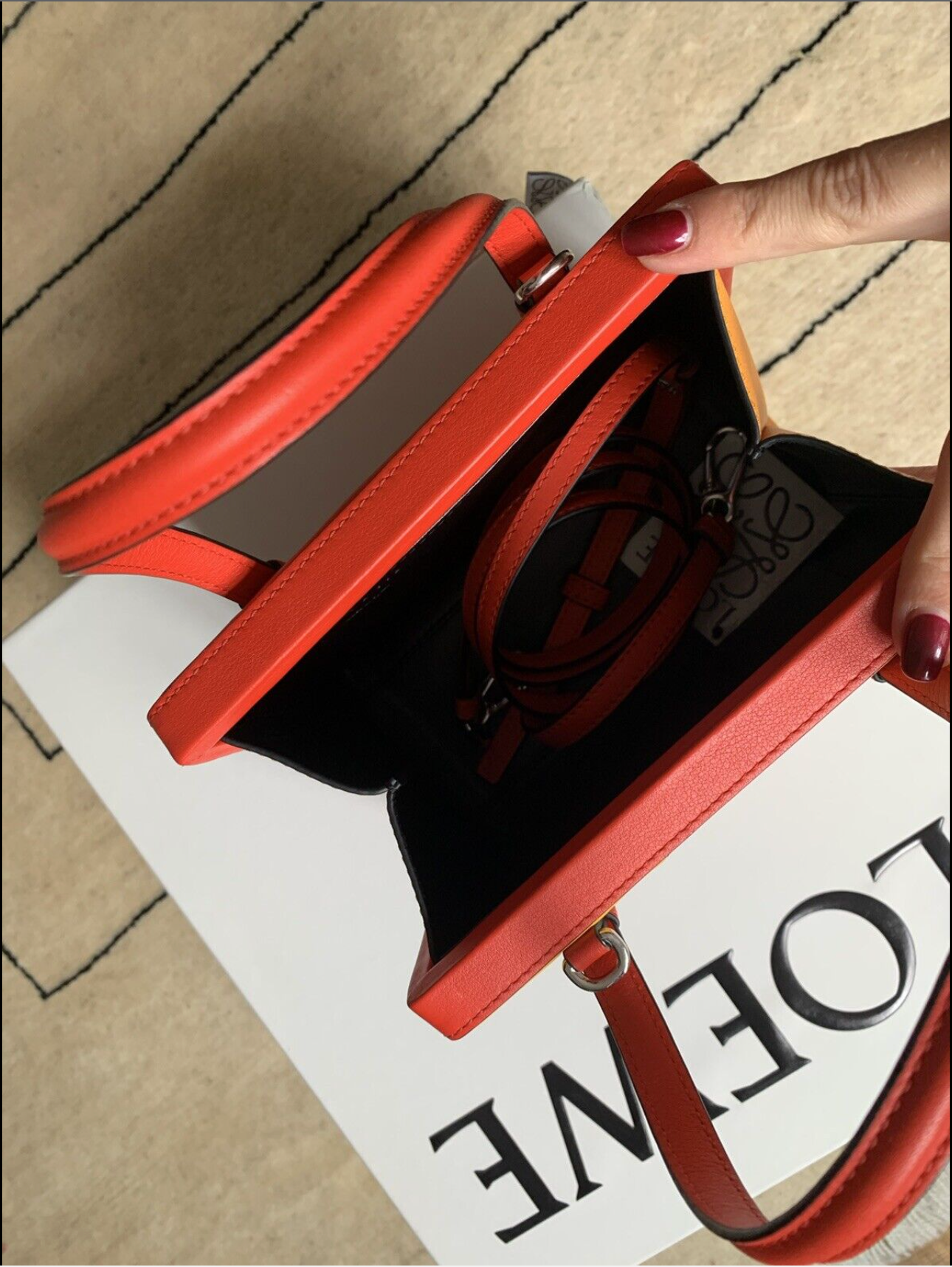 Postal Madrid Small Leather Shoulder Bag