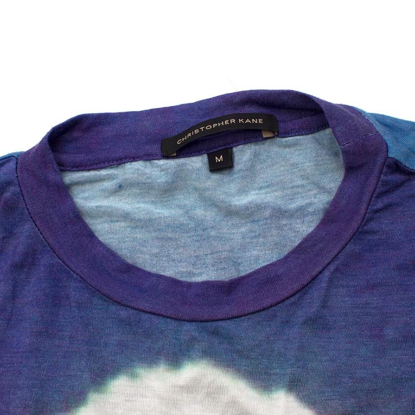 Christopher Kane Blue Atomic Bomb-Print T-shirt