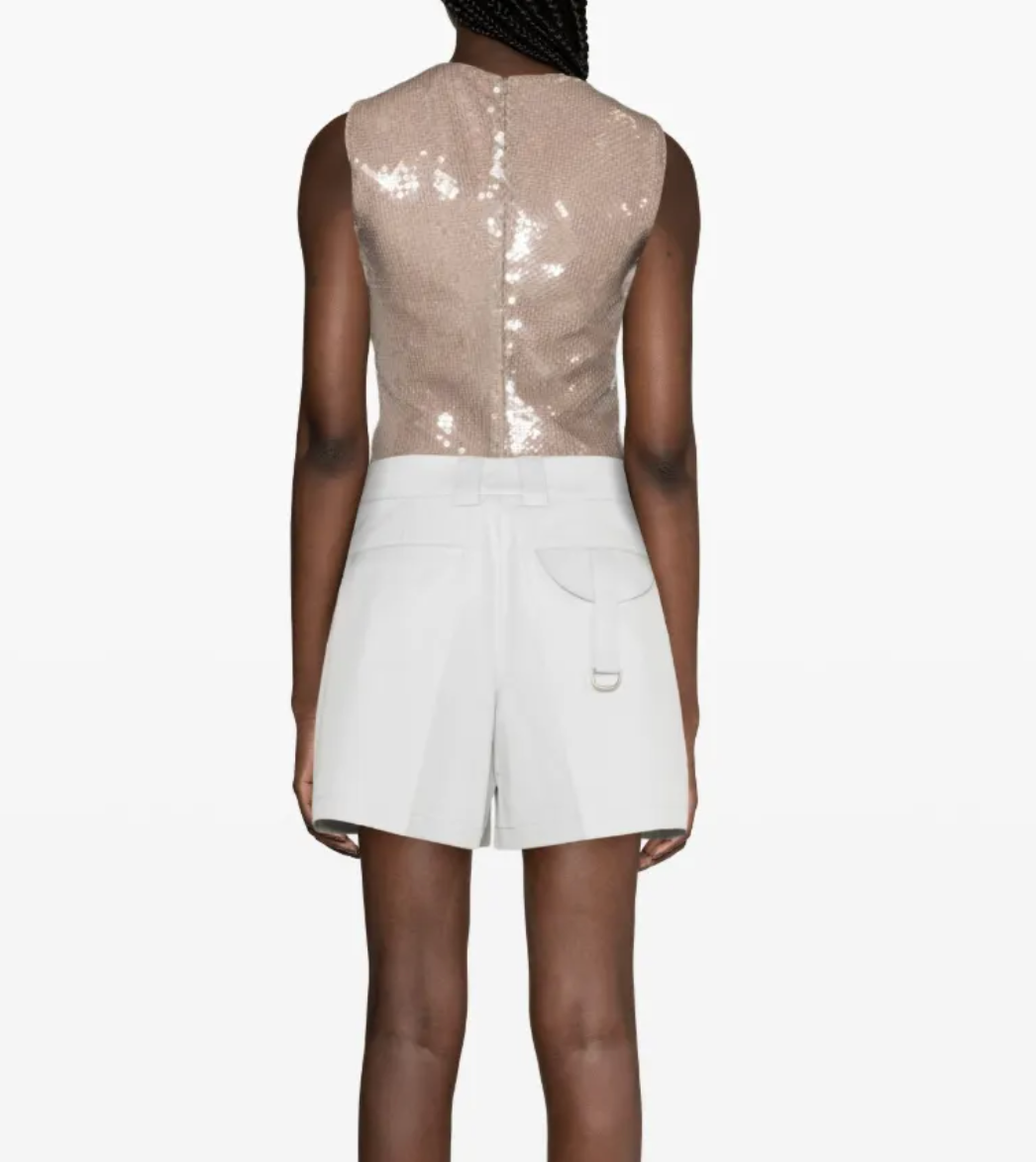 Off-White High-Waisted Shorts