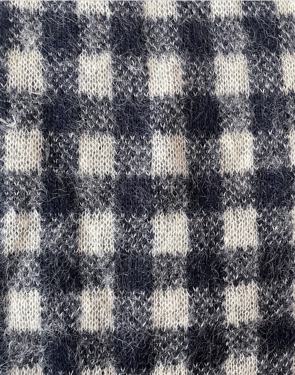 Joseph Check Mohair Blend Sweater Vest