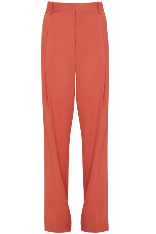 Victoria Beckham Pleat-Detail Wide-Leg Trousers
