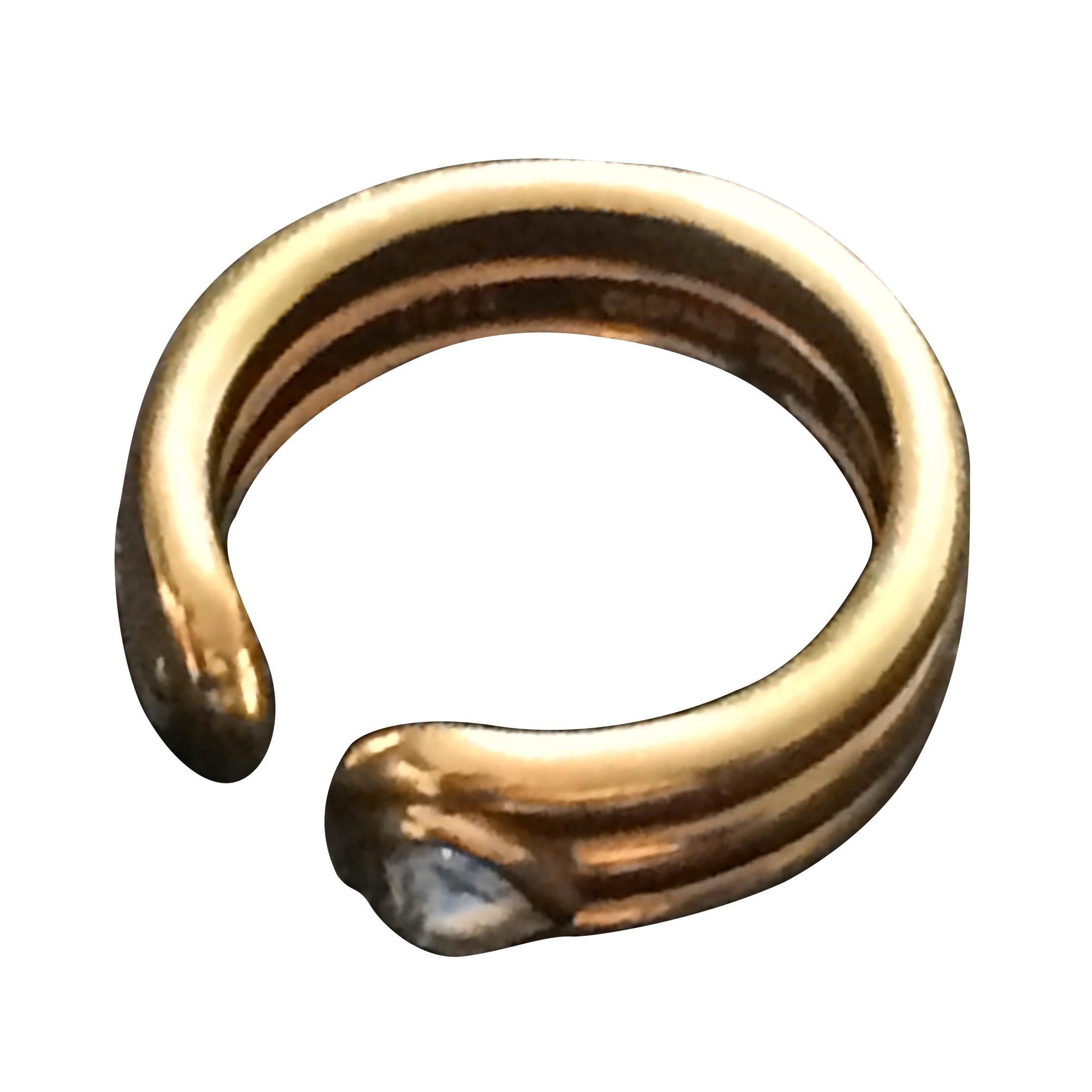 Chopard Heart Shaped Diamond Open Band Ring