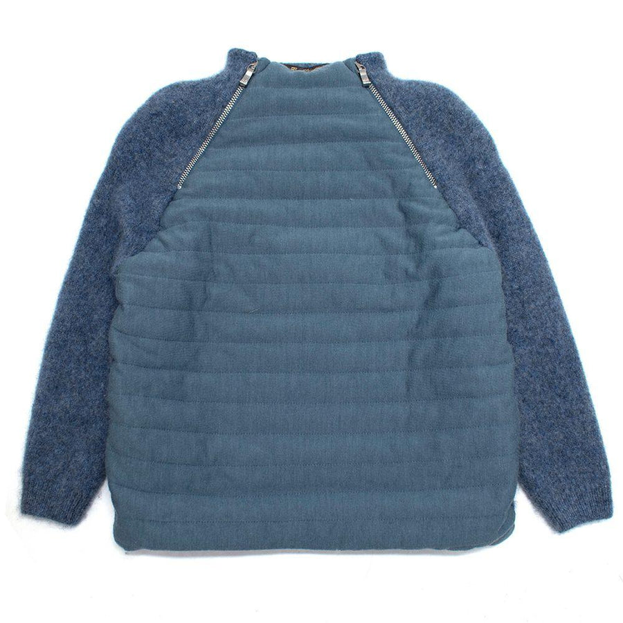 Loro Piana Quilted Wool & Cotton Blend Sweater