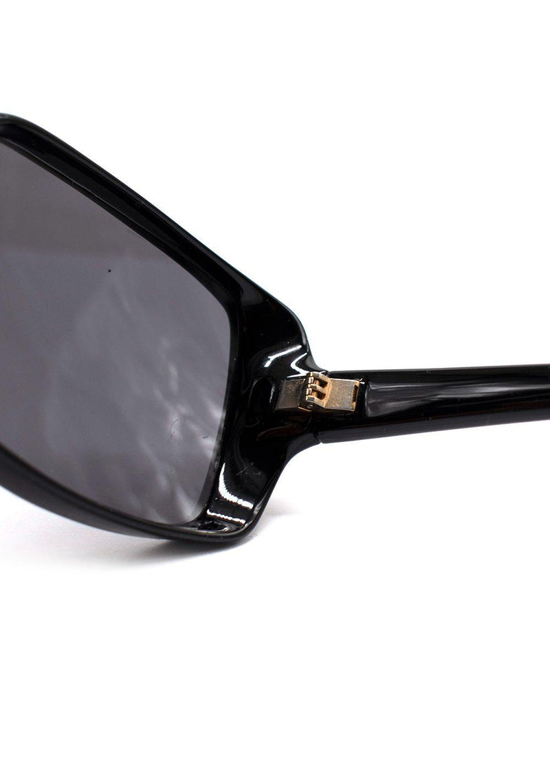 Tom Ford Black Kaya Square-Frame Sunglasses