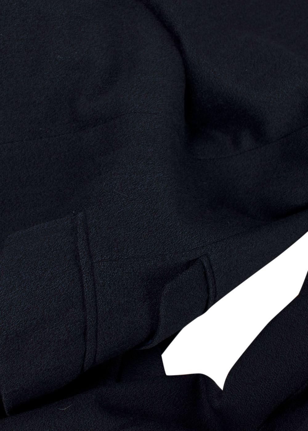 New & Lingwood x Alex Eagle Navy  Single Breasted Longline Coat