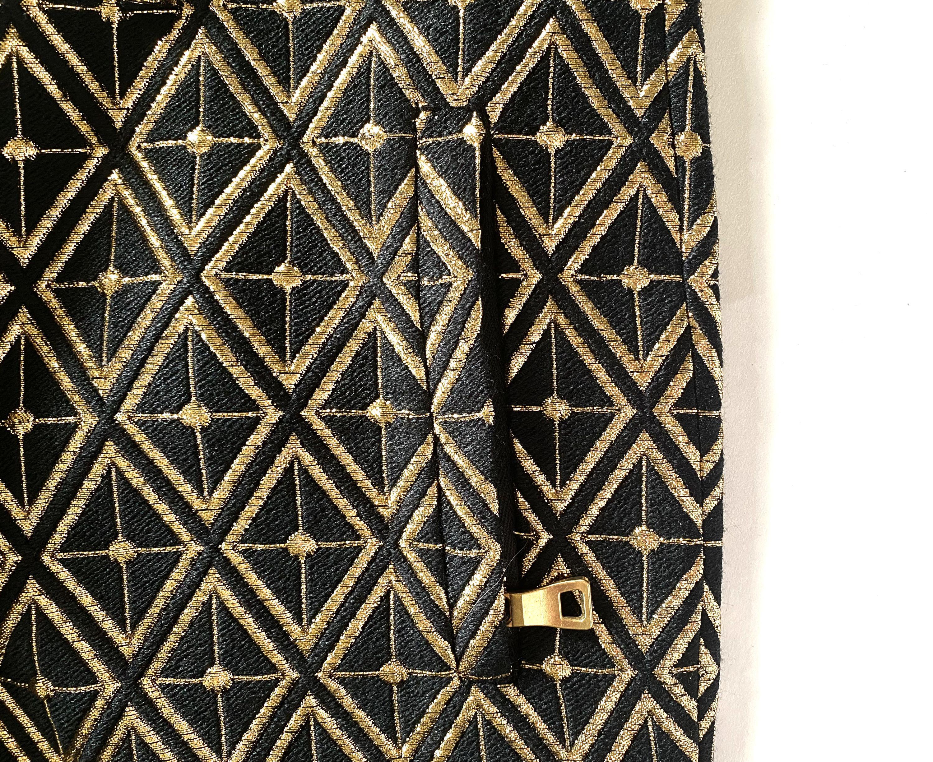Balmain Gold Brocade Trousers