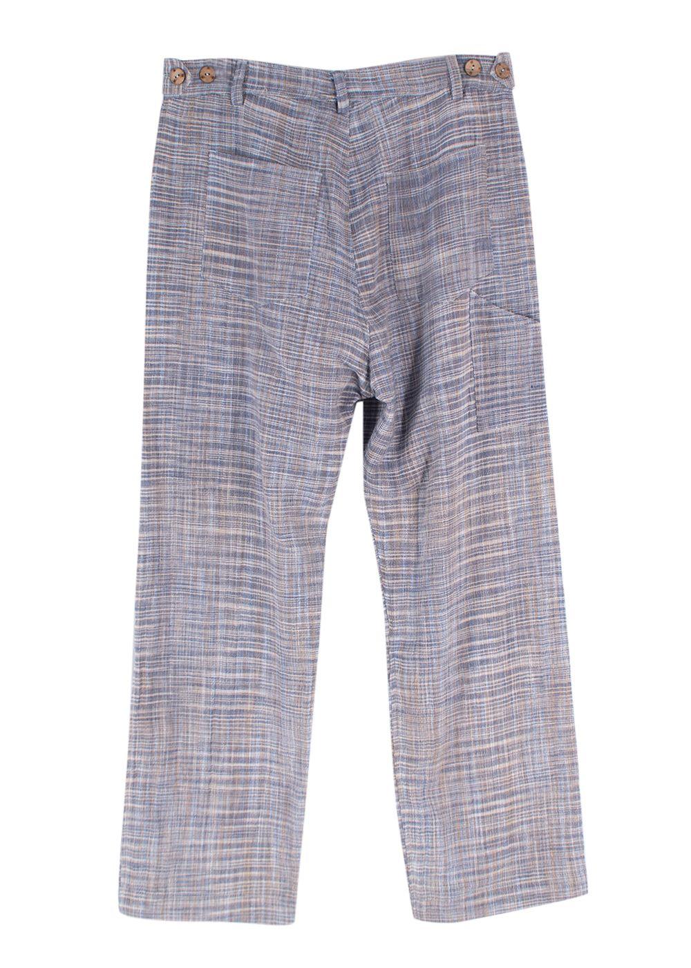 SMR Days Blue Cotton Carpenter Trousers