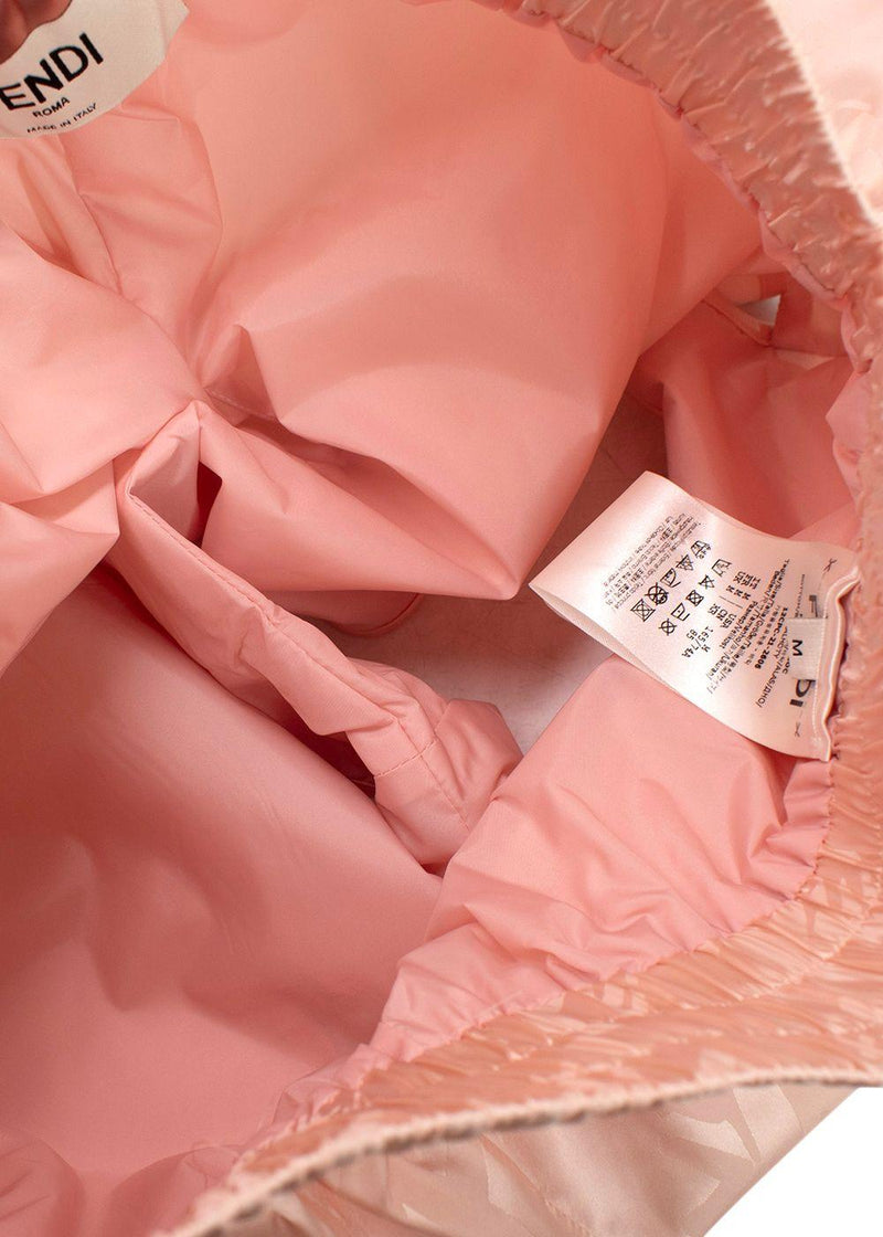Fendi Pink Monogram Satin Shorts