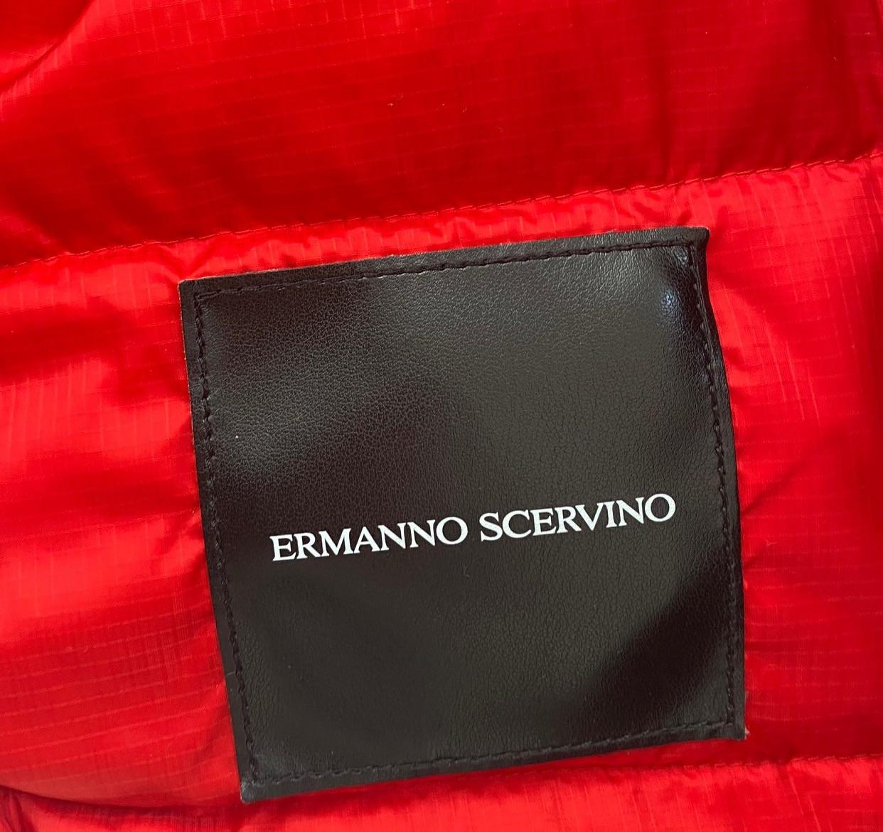 Red Nylon Padded Gilet