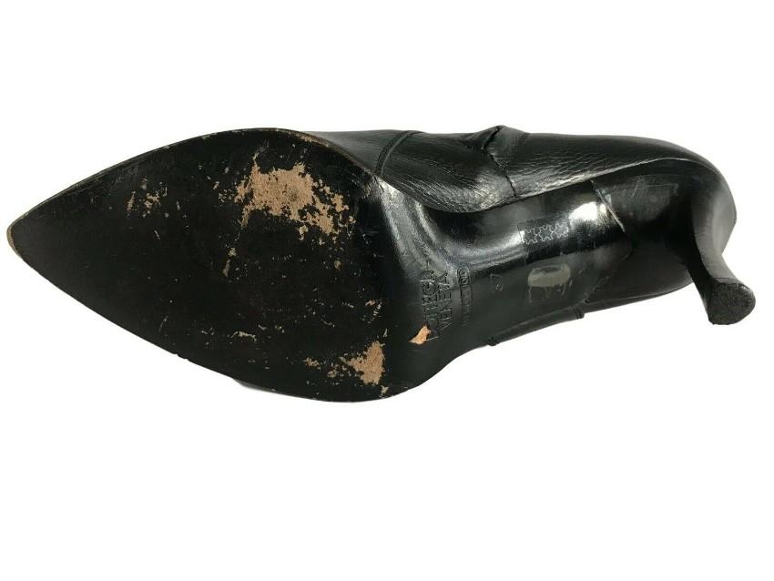 Bottega Veneta black buckle detail ankle boots