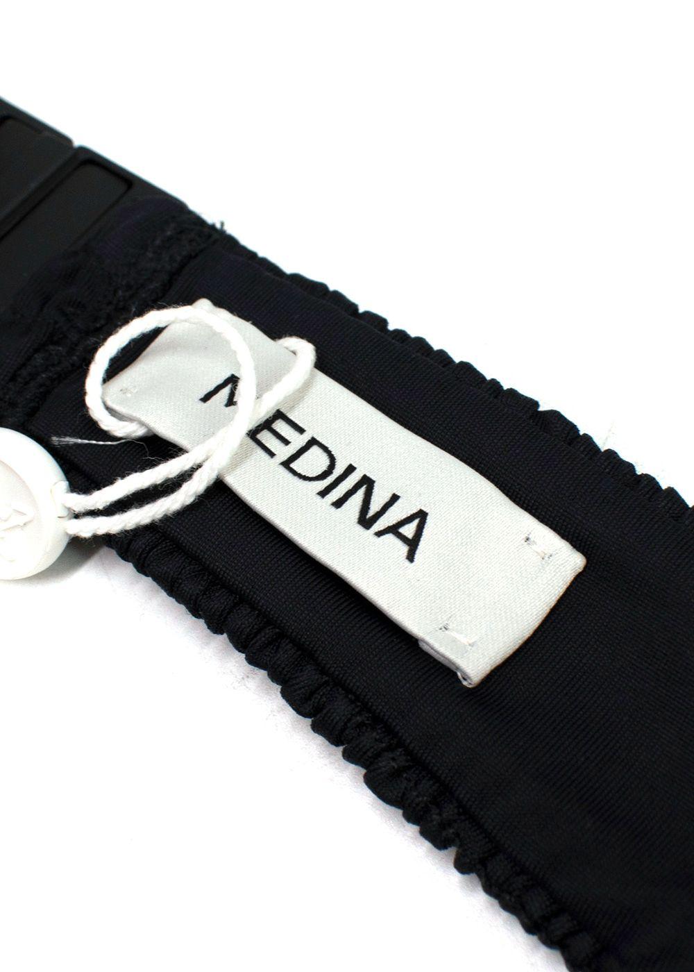 Medina Black Smocked Lagoon Bikini