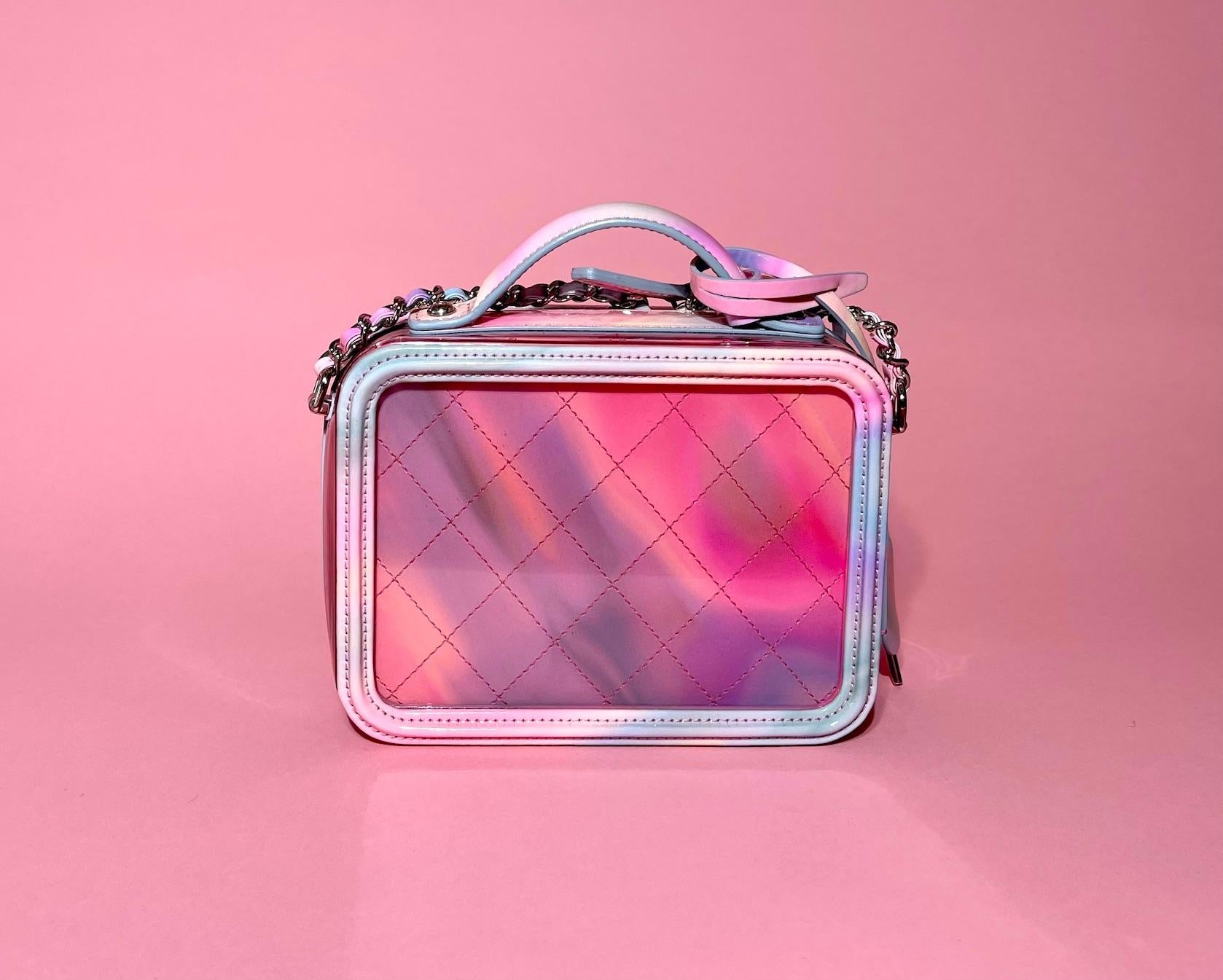 Small Pastel PVC Vanity Case