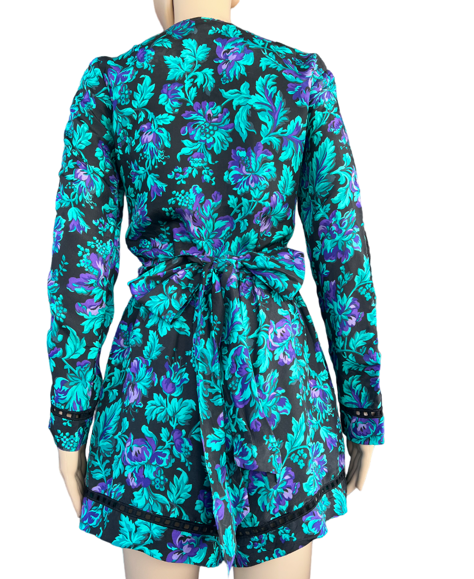 Zimmermann Multicoloured Silk Playsuit