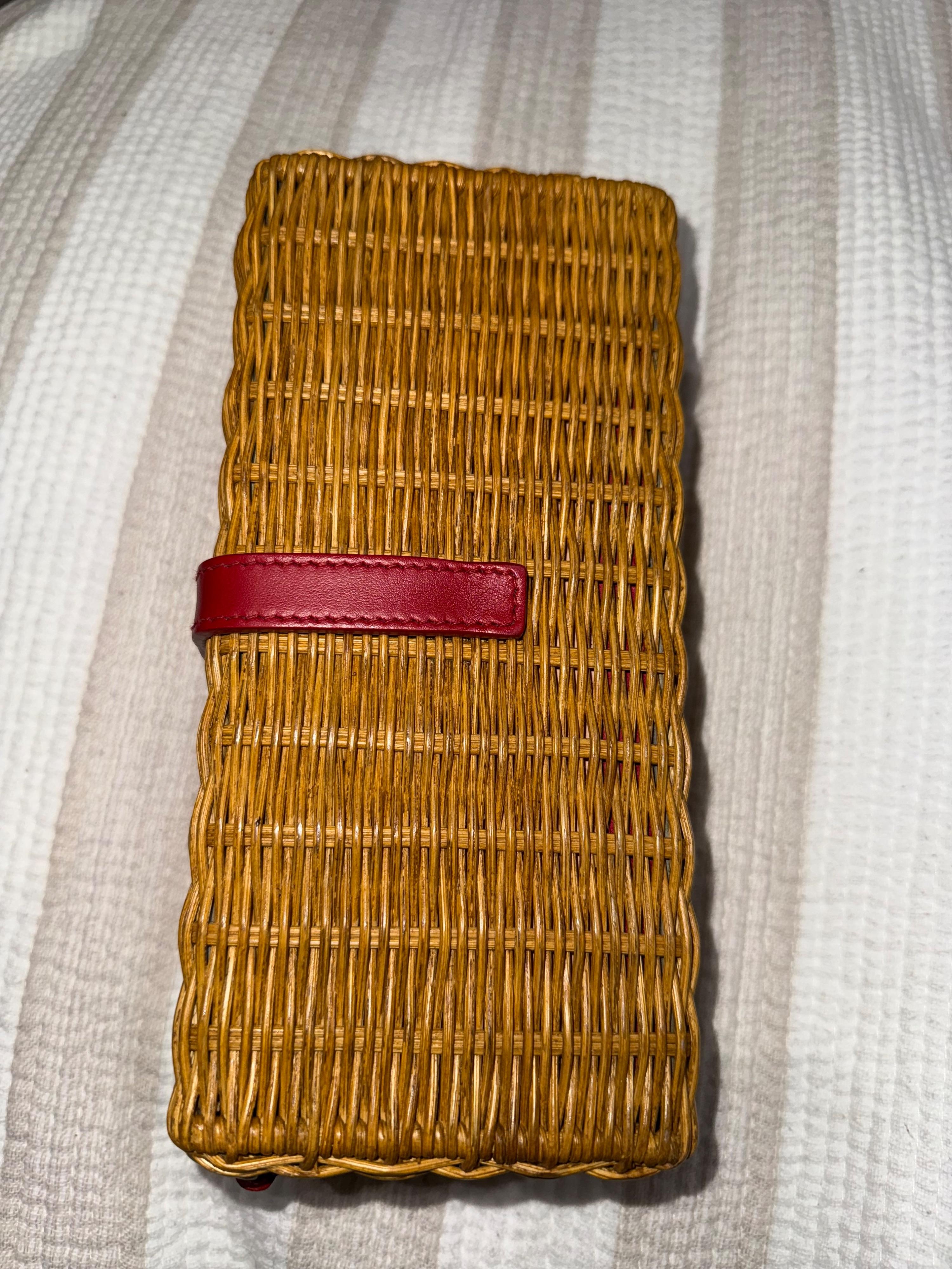 Miu Miu Raffia Clutch - NO STRAP