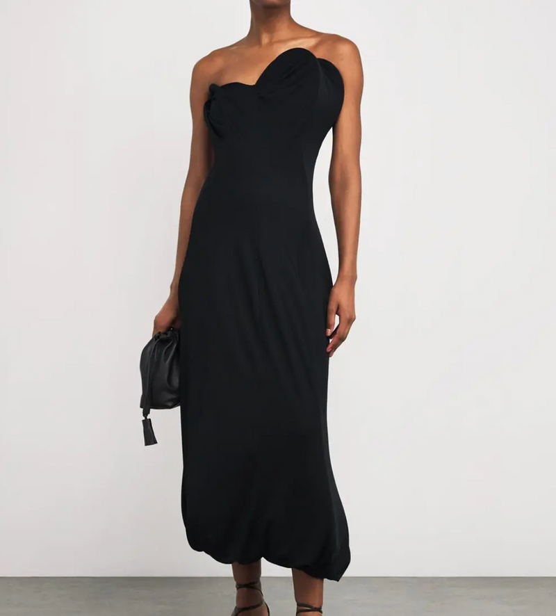 Victoria Beckham  Wave-Detail Gown