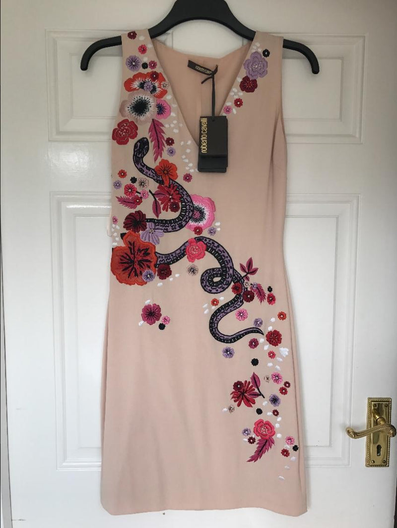 Roberto Cavalli Embroidered Dress