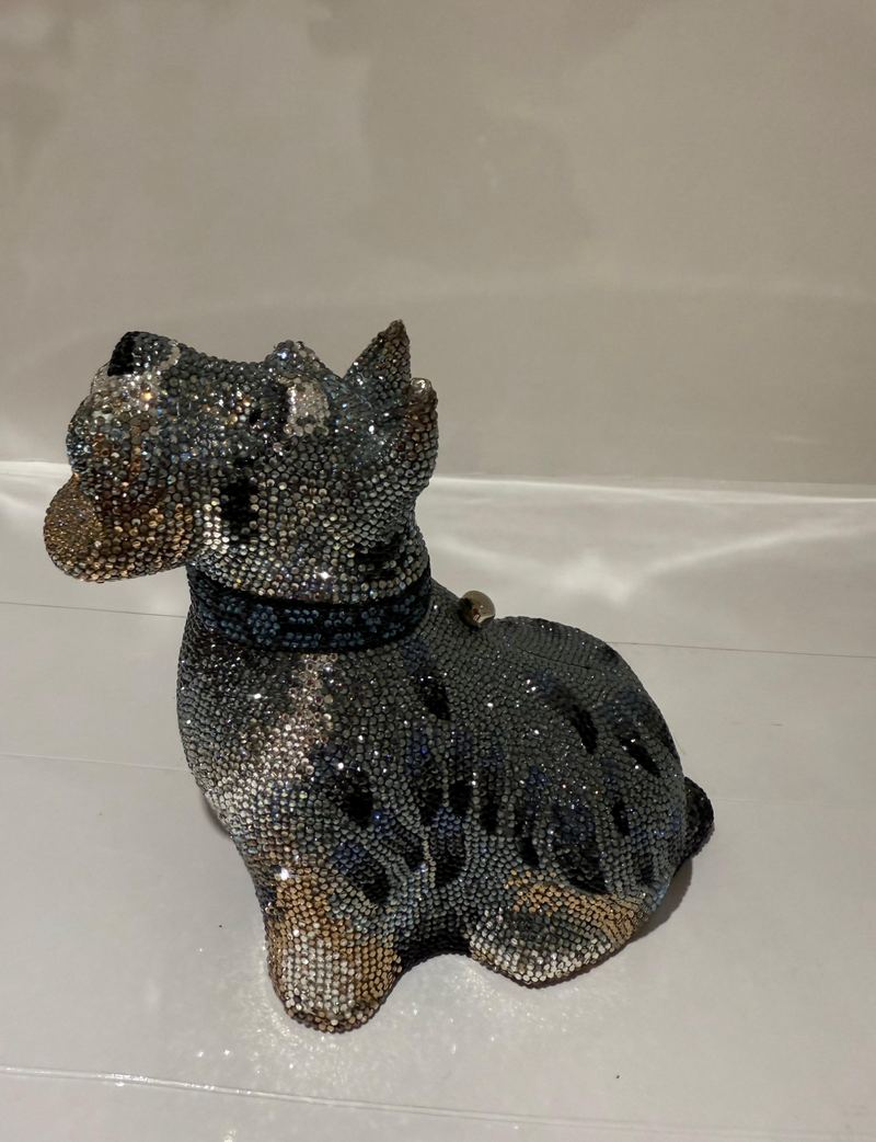 Judith Lieber Crystal Terrier Clutch