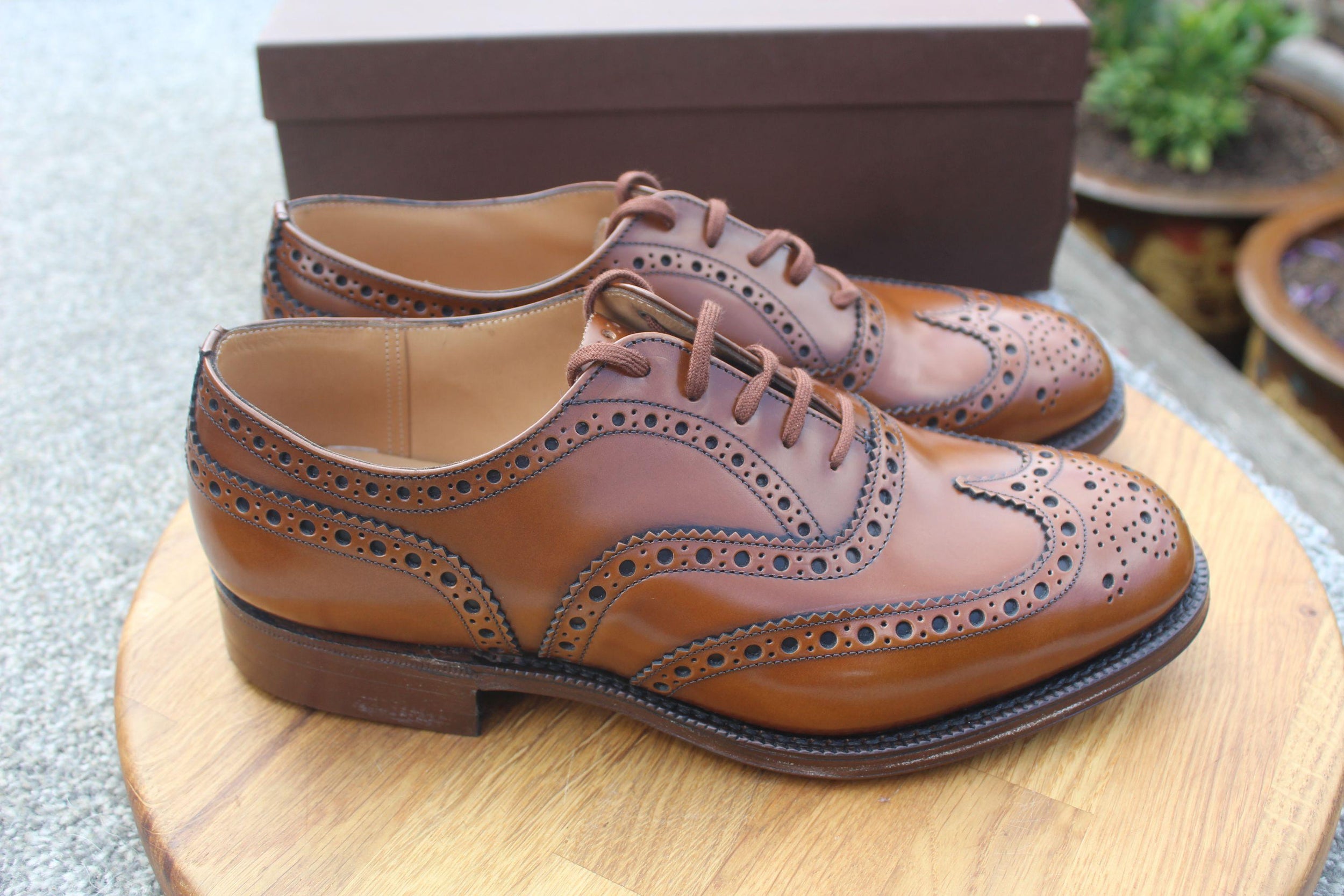 Brown Leather Brogues