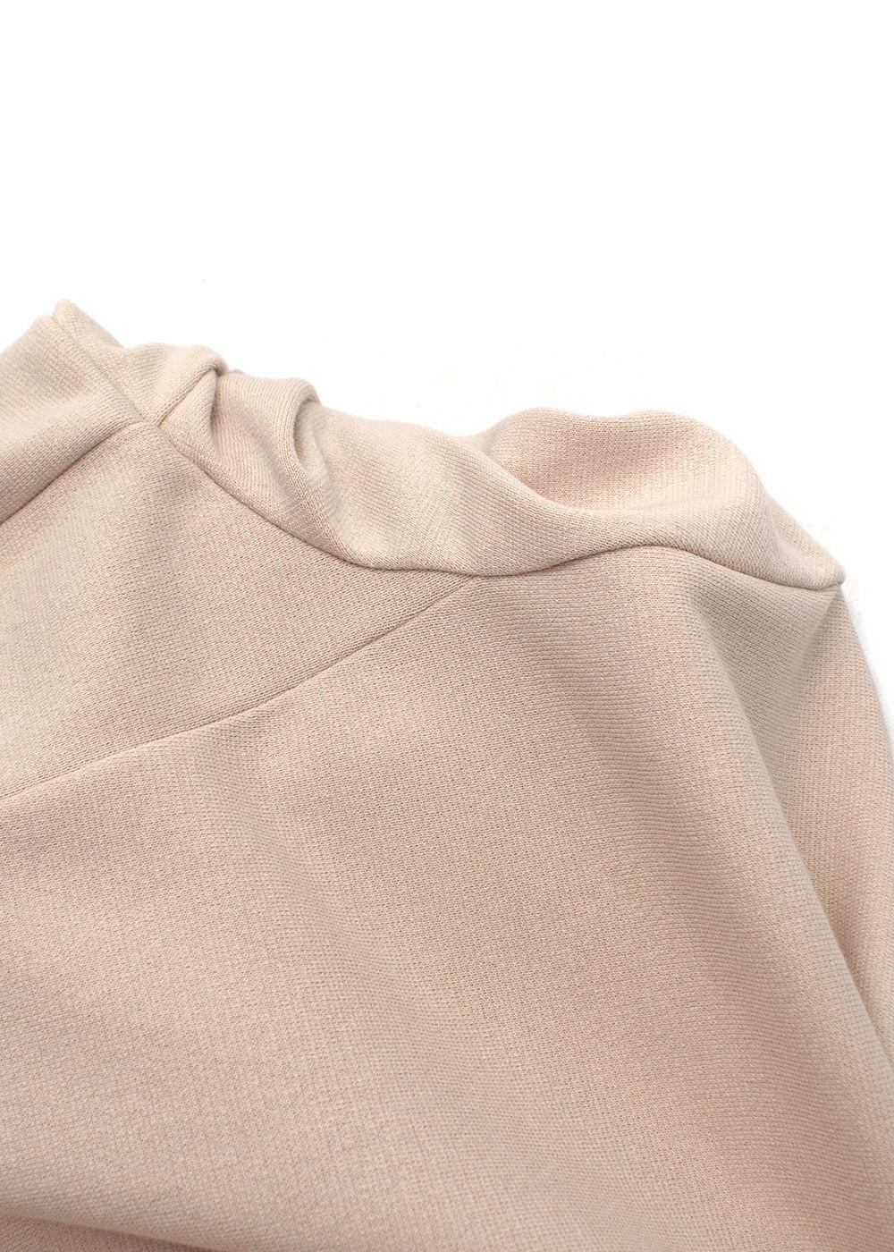 Beige Cotton Blend Lightweight Blazer