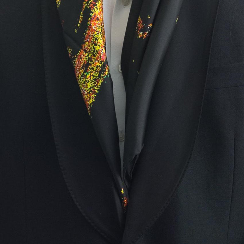 Rosemary Goodenough River Through a Curtain IX Silk Scarf