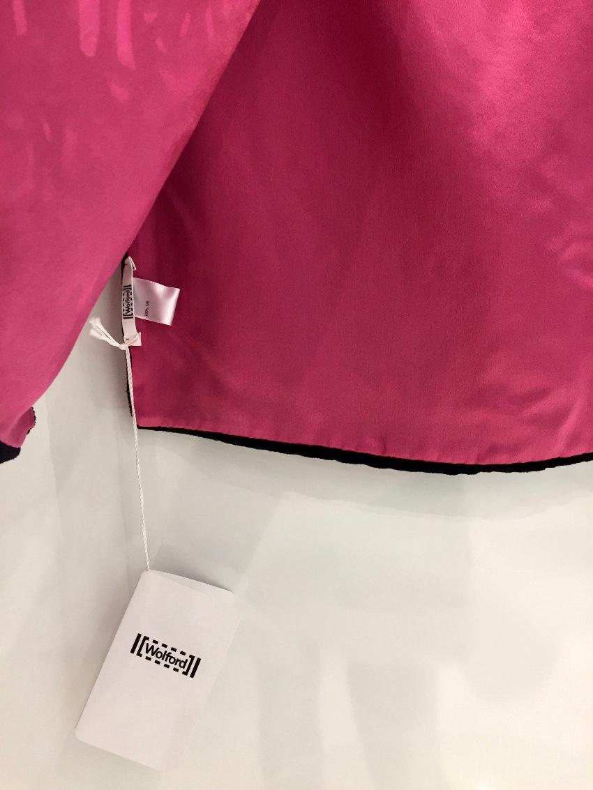 Wolford Limited Edition Silk & Velvet Rose Scarf
