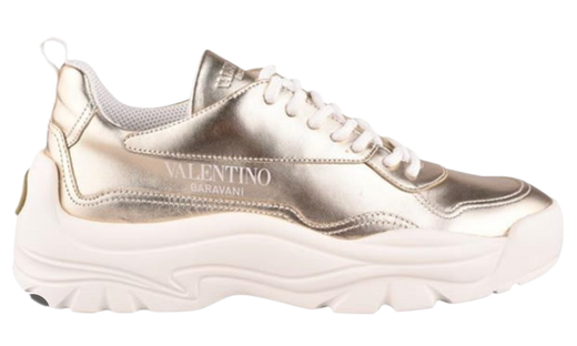 Valentino Gold Gumboy Trainers