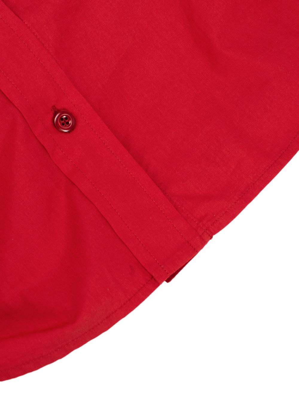 Prada Red Button-down Sleeveless Cotton-poplin Shirt