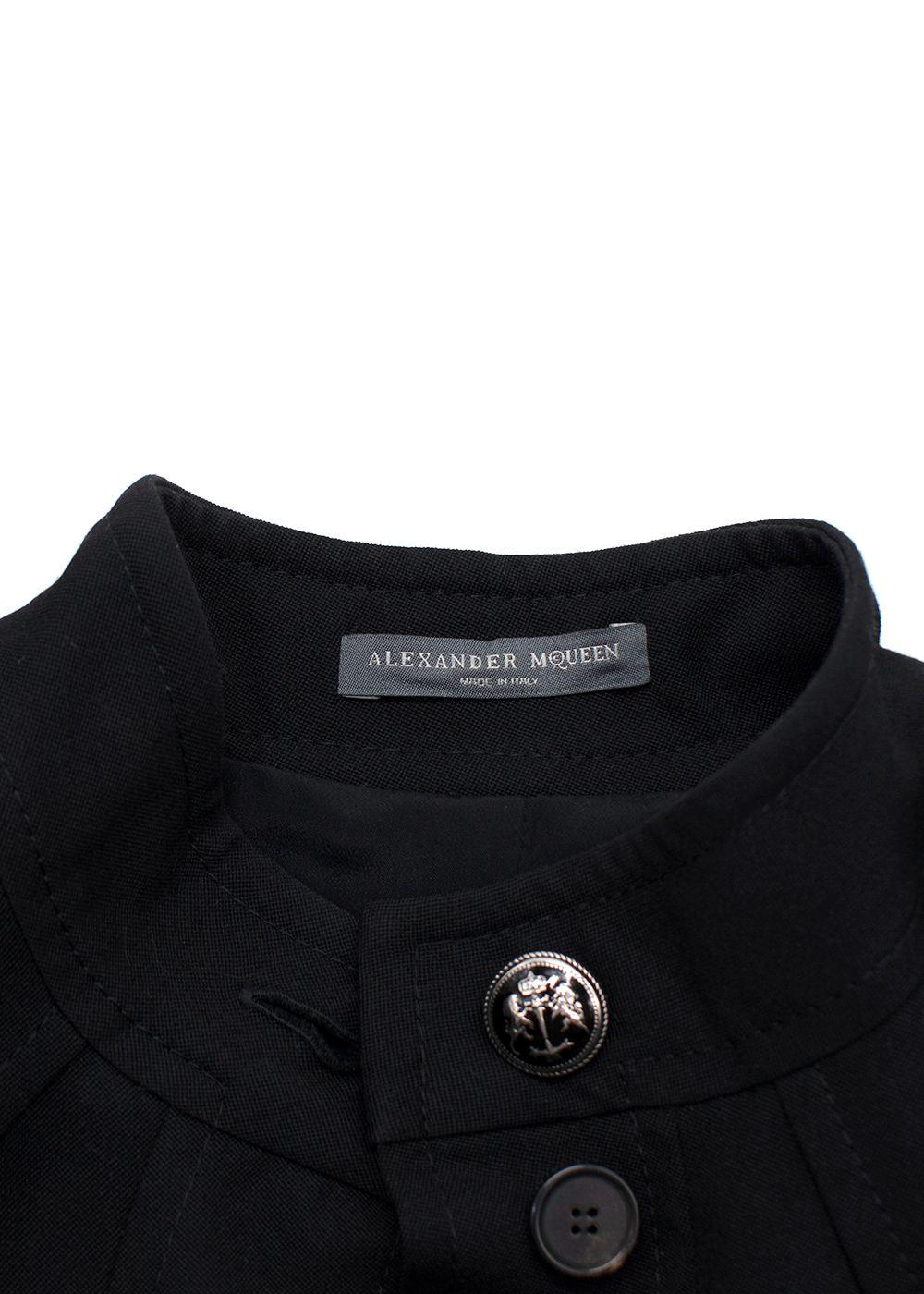 Alexander McQueen Sleeveless Black Dress