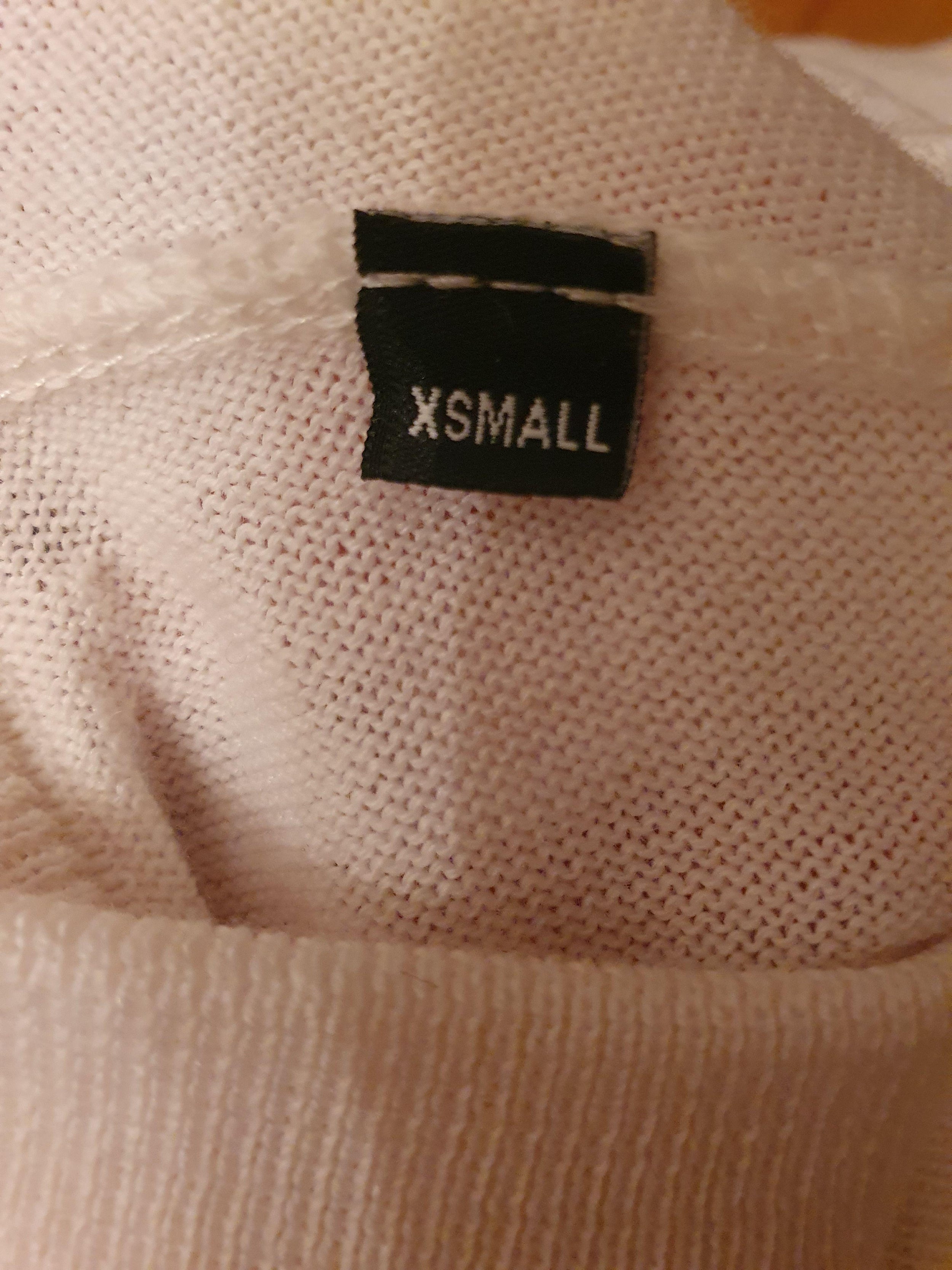 White Wool Blend Embroidered Jumper