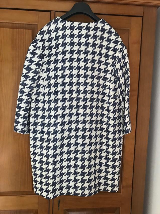 Marella Jacquard Houndstooth Coat