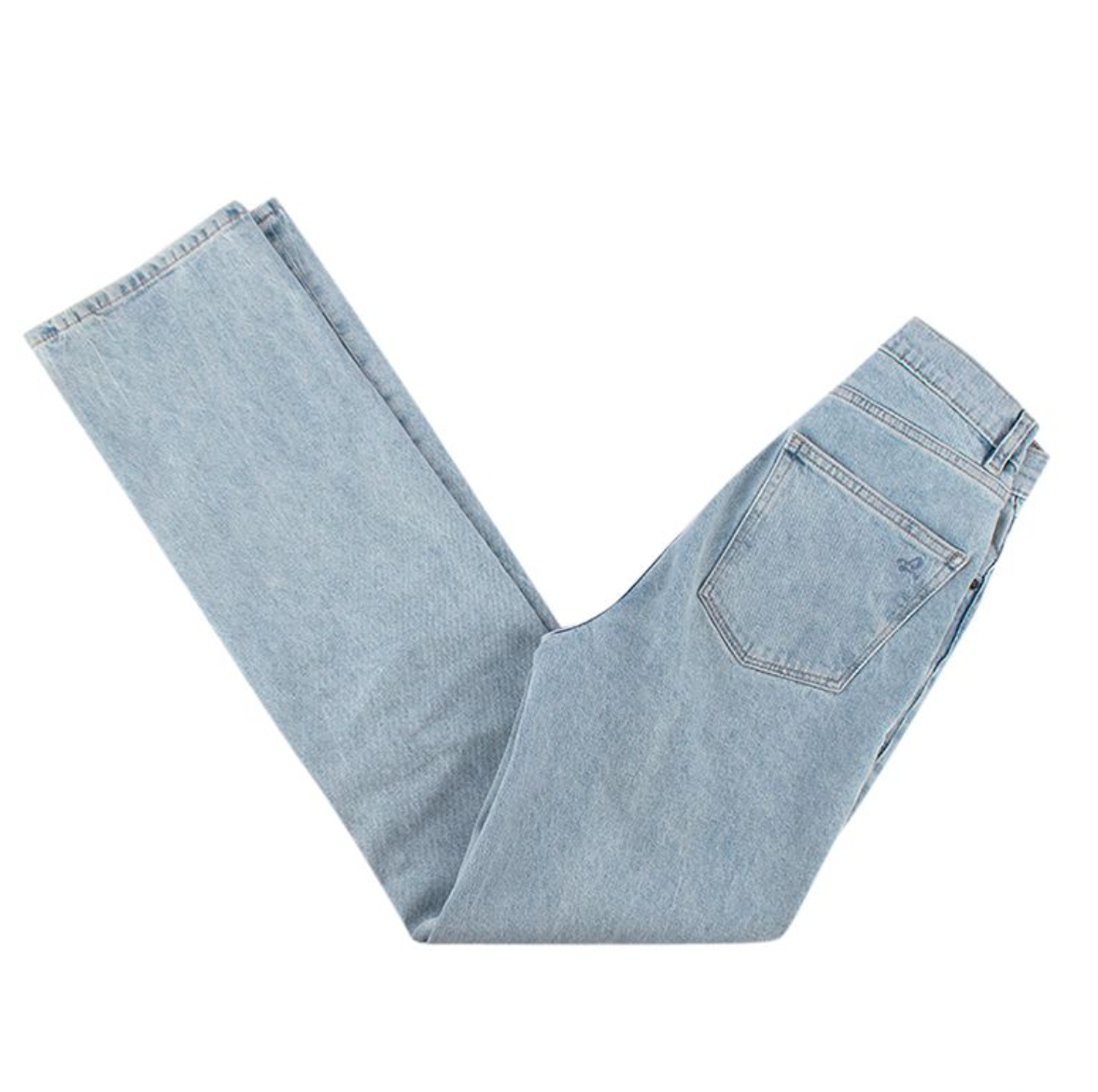 Ella Light Blue High Rise Straight Leg Jeans