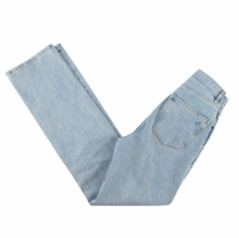 Ella Light Blue High Rise Straight Leg Jeans