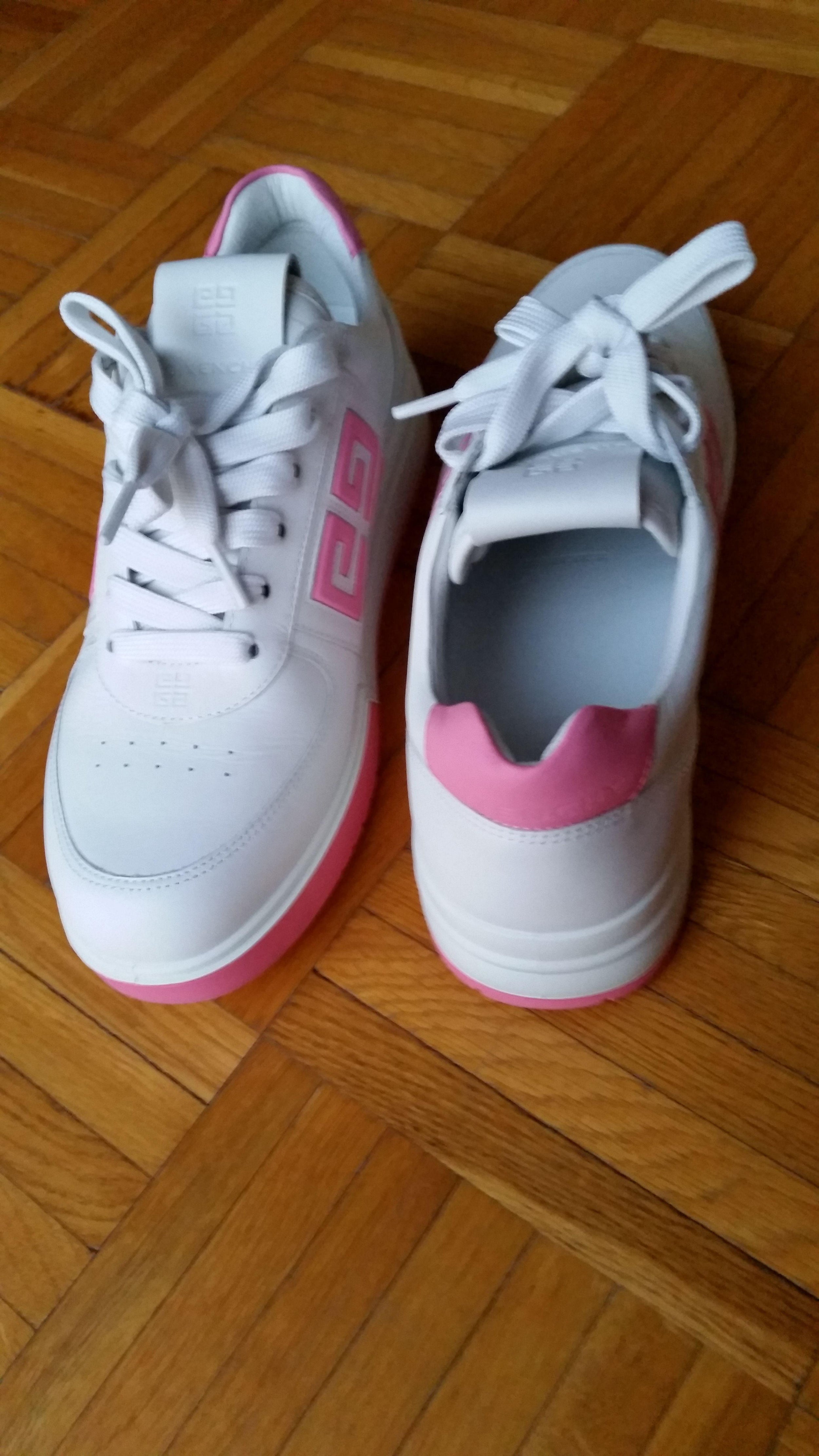 Givenchy Pink and White 1TR Sneakers