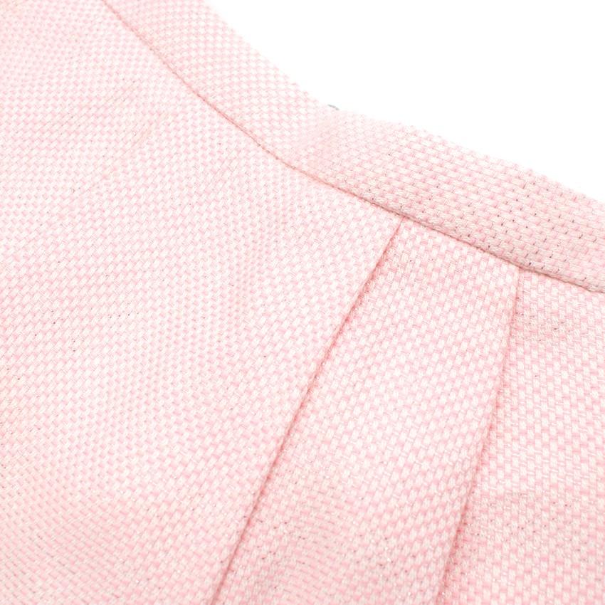 =Bonpoint Girls 6Y Pink Metallic Skirt