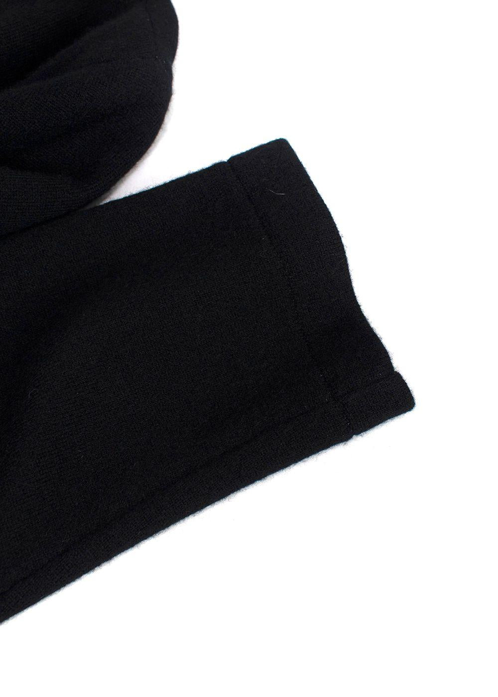 Battistoni Black Cashmere Long Coat