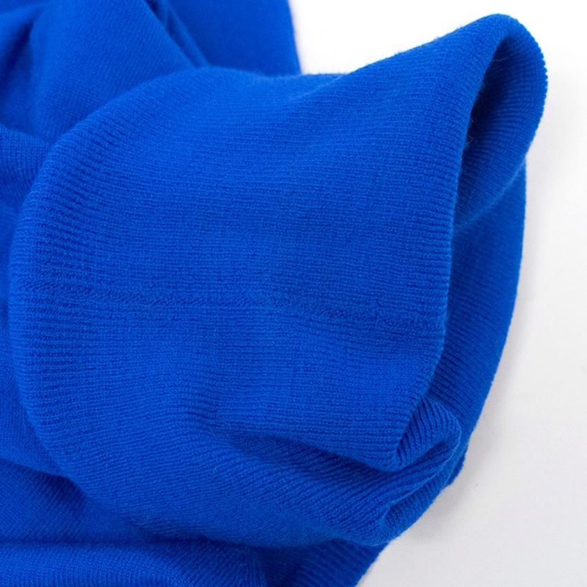 Theory Electric Blue Cap Sleeve Sweater