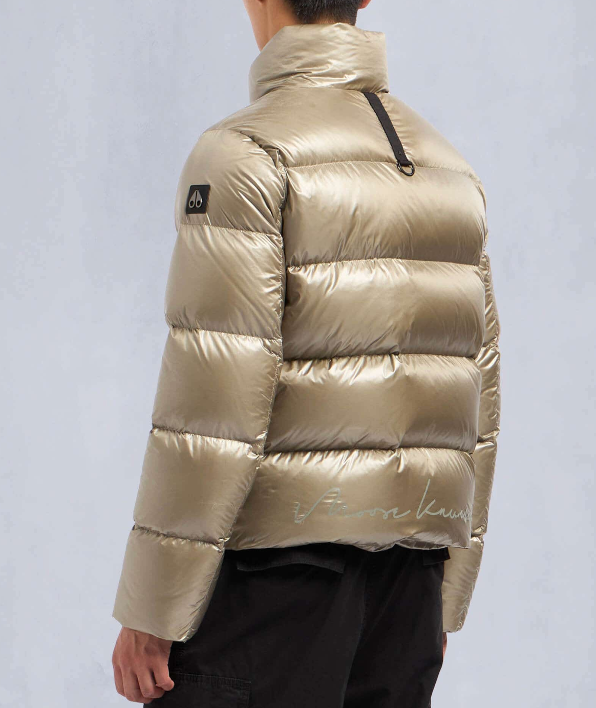 Moose Knuckles Kings Shiny Down Puffer Coat