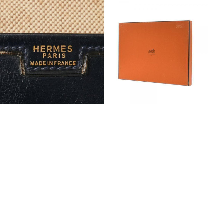 Hermès Black Leather Jige
