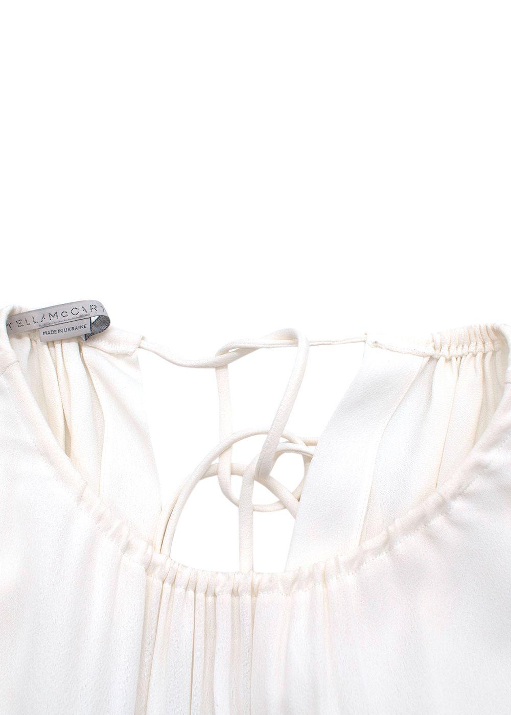 Stella McCartney White Wrap Dress