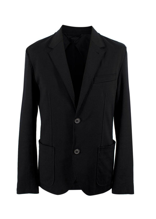 Lanvin Black Cotton Single-breasted Blazer