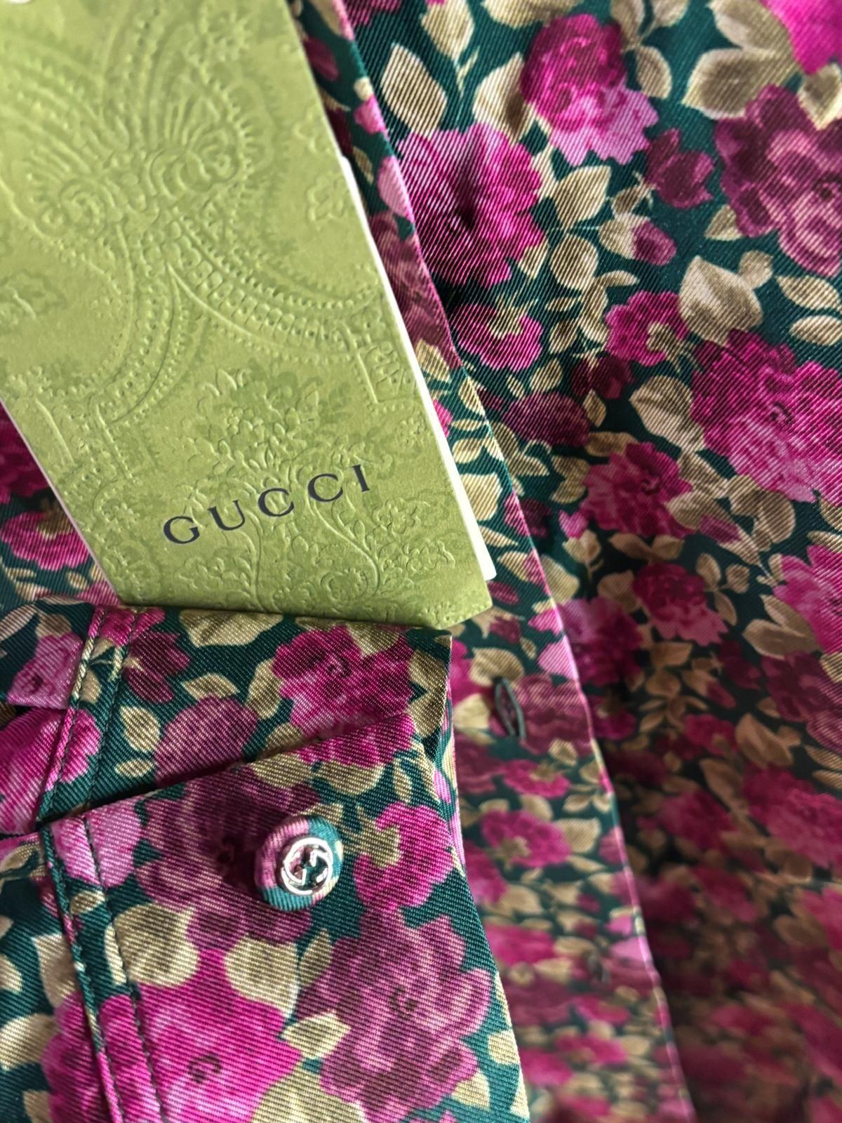 Gucci Floral Silk Shirt