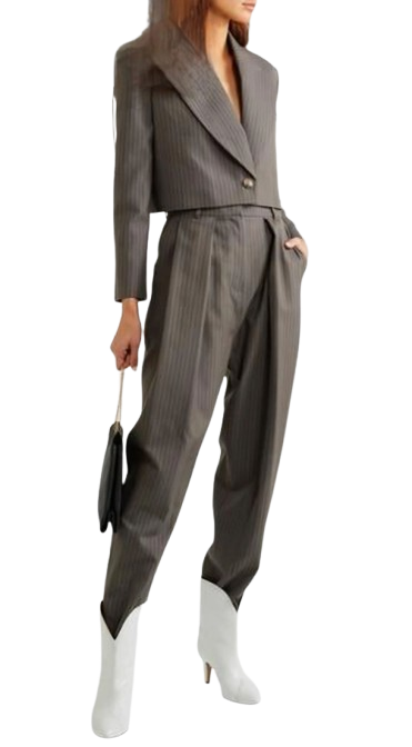 Magda Butrym Cropped Chelsea Blazer and Shaldon Trousers Suit