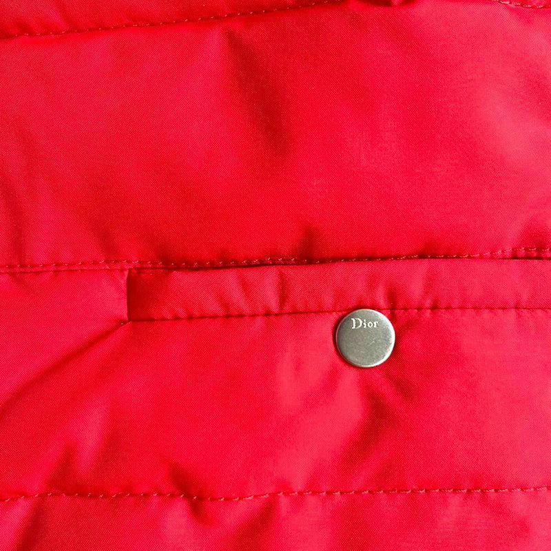 Dior 12-18 Months Red Down Puffer Coat